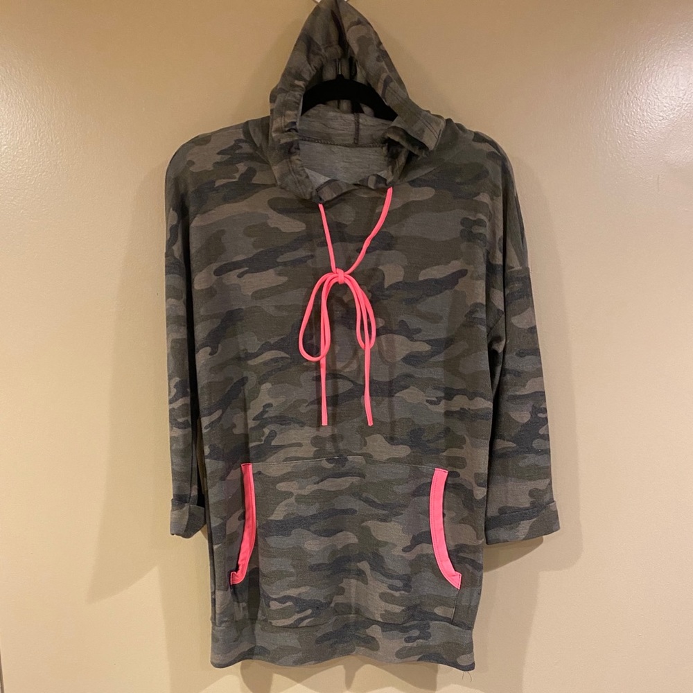 Camo Tunic Hoody